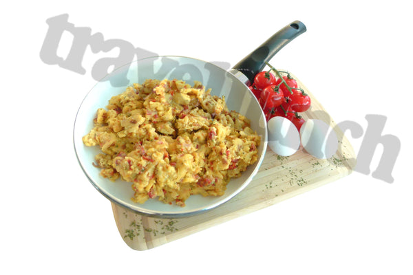 Omletă cu ceapă prăjită
