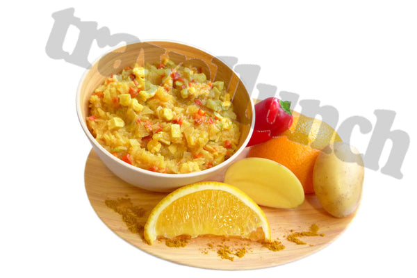 Curry caraibian cu cartofi, pui și creveți - small pack